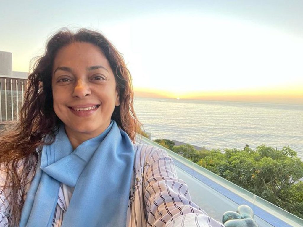 Juhi Chawla defines 'peace' with mesmerising picture of setting sun