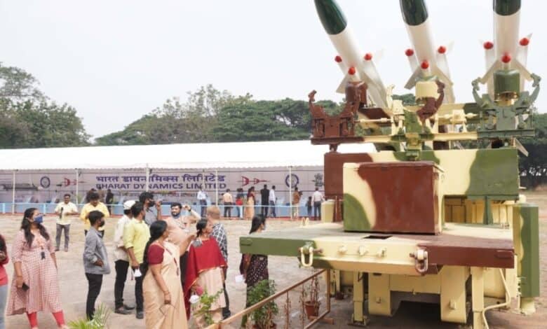 Hyderabad: BDL's defence products exhibition set open at Kanchanbagh