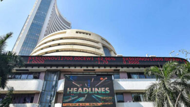 Sensex sheds over 150 pts in early trade; Nifty slips below 17,500