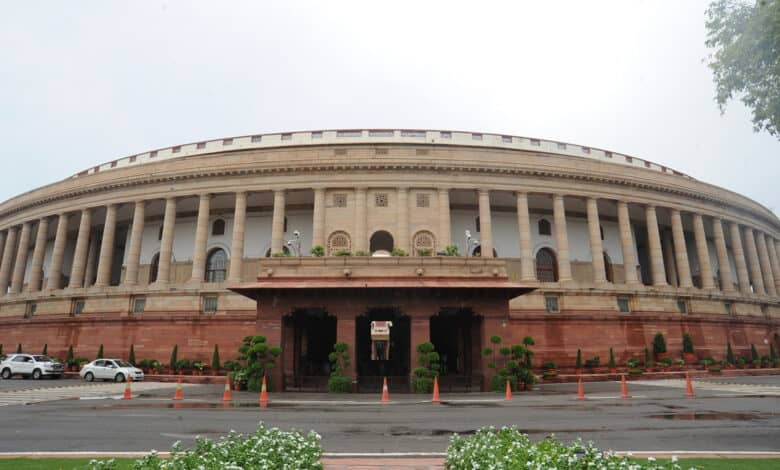 Manipur issue: LS adjourned till 2 pm, Oppn MPs protest in black clothes