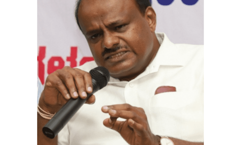 former Karnataka Chief Minister H.D. Kumaraswamy