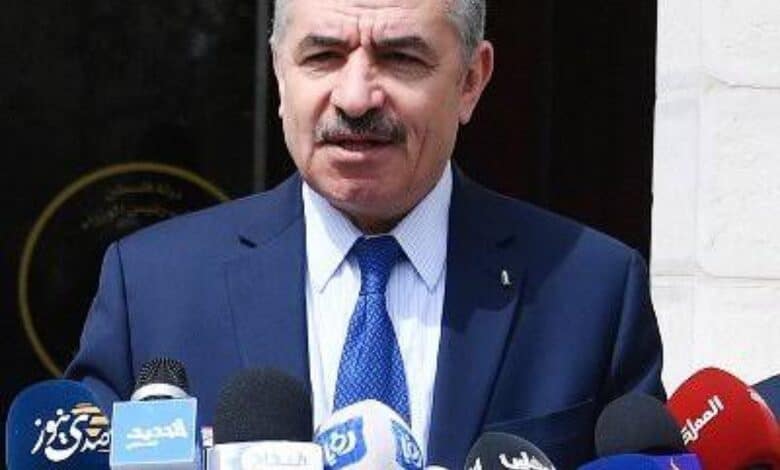 Palestinian Prime Minister Shtayyeh submits resignation to Abbas