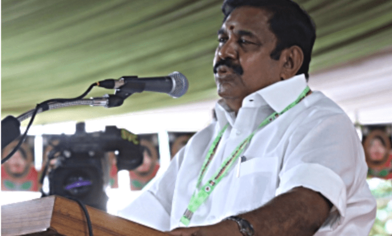 K. PalanisaOnly BJP national leadership can decide on political alliance in TN: Palaniswamiwami