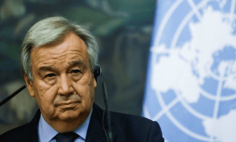 UN chief asks for political track to resolve Israeli-Palestinian conflict