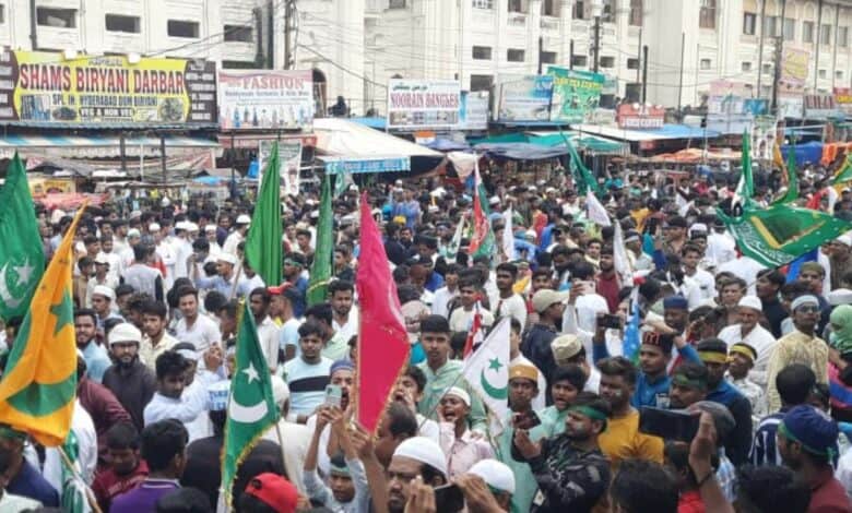 Milad un Nabi procession in Hyderabad