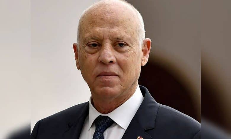 Photo of Tunisian President Kais Saied