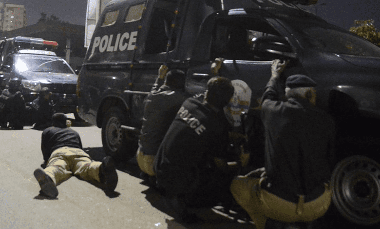 3 killed, 10 wounded as terrorists storm Karachi police headquarters