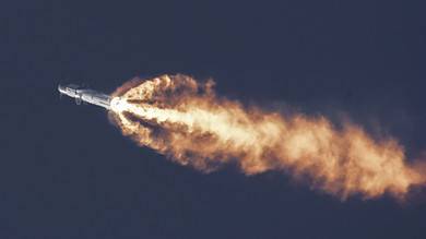 Texas: SpaceX's Starship - the most powerful space rocket ever built - has blown up shortly after successfully launching in Texas. (Source: SpaceX)