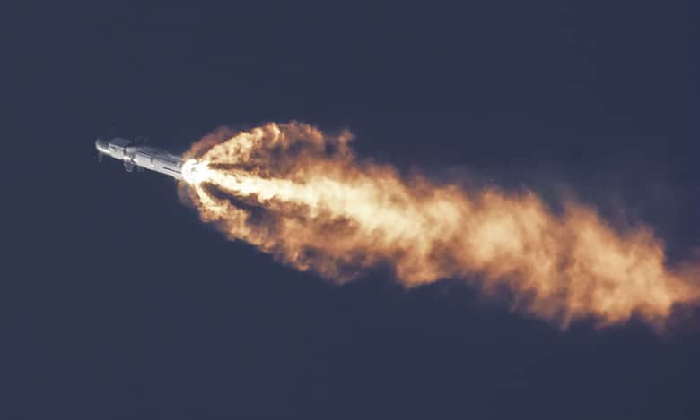 Texas: SpaceX's Starship - the most powerful space rocket ever built - has blown up shortly after successfully launching in Texas. (Source: SpaceX)