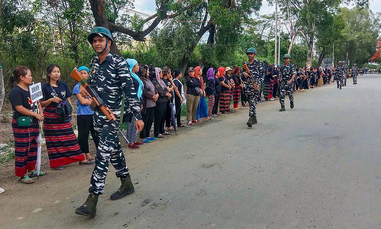 Shutdown hits normal life in Manipur’s Churachandpur