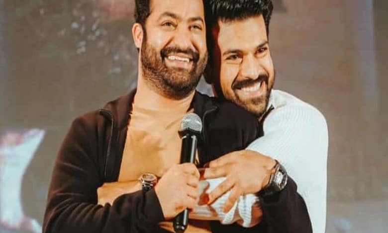 Ram Charan, Jr NTR take scooty ride in Hyderabad (Video)
