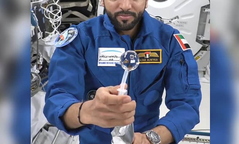 Watch: UAE astronaut Sultan Al Neyadi shows how water looks in space