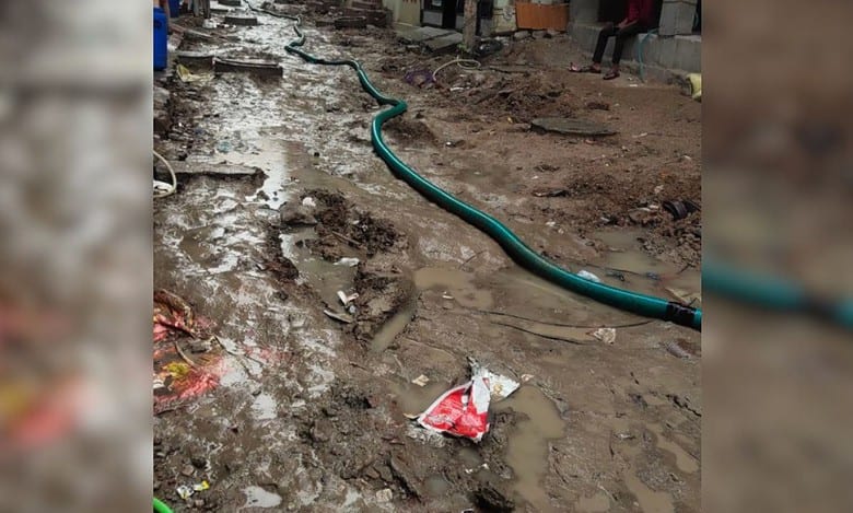 Dilapidated road in SR Nagar awaits construction for more than 2 months; locals suffer