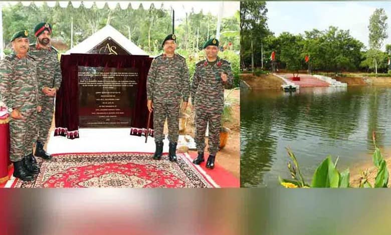 Telangana: Amrit Sarovar inaugurated at AOC Centre in Secunderabad