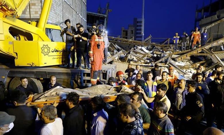3 killed, 11 injured as buildings collapse in Iran's capital
