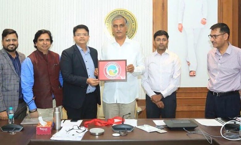 Telangana: Harish Rao unveils logo celebrating 'World Breastfeeding Week'