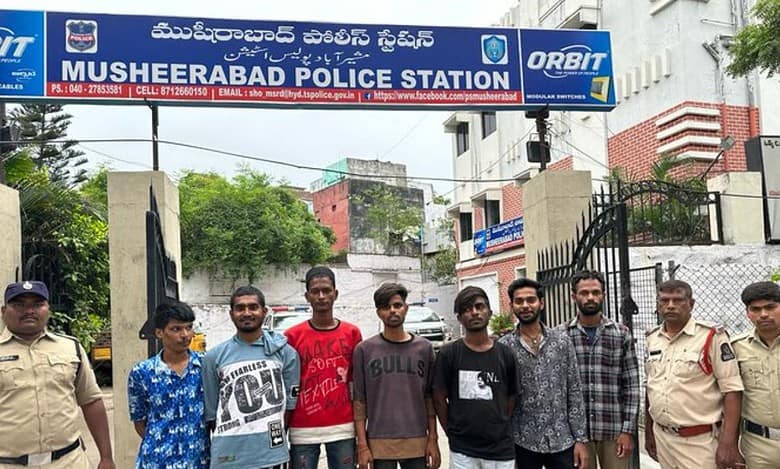 Hyderabad: 7 held, Rs 1.6L worth ganja seized in Musheerabad