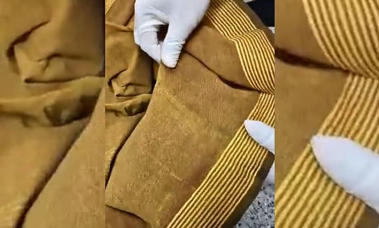 Video: Hyderabad Customs seize gold worth Rs 28L sprayed on clothes
