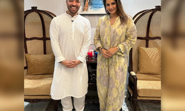 Emirati influencer Khalid Al Ameri meets Sania Mirza, see pics