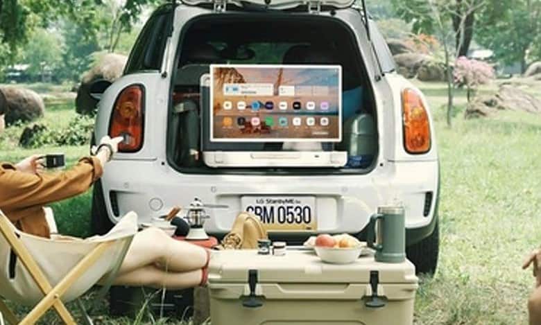LG unveils portable TV that you can carry in your car