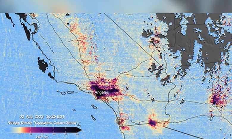 NASA showcases 1st images from pollution-monitoring instrument
