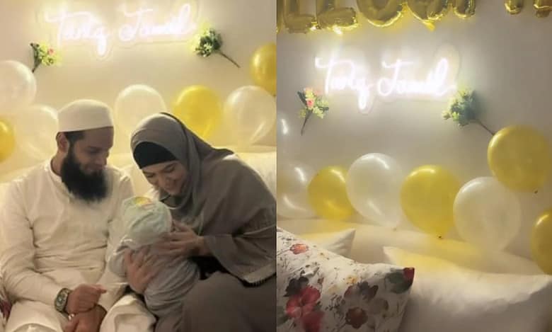 Sana Khan's son Tariq gets warm welcome at Nani's home - Watch