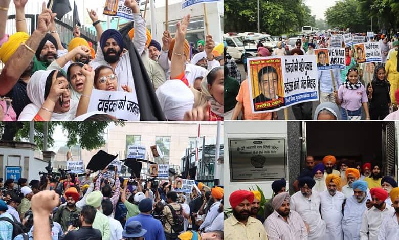 1984 anti-Sikh riots: DSGMC members stage protest outside court against Tytler’s bail