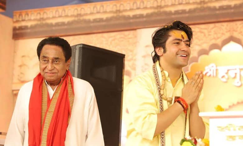 MP: Congress CM candidate welcomes Bageshwar Baba