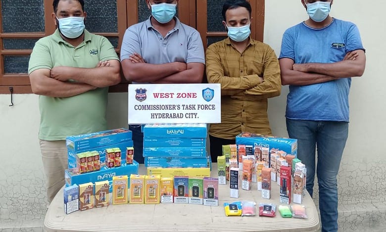 Hyderabad: Student among 4 held for sale of banned e-cigarettes