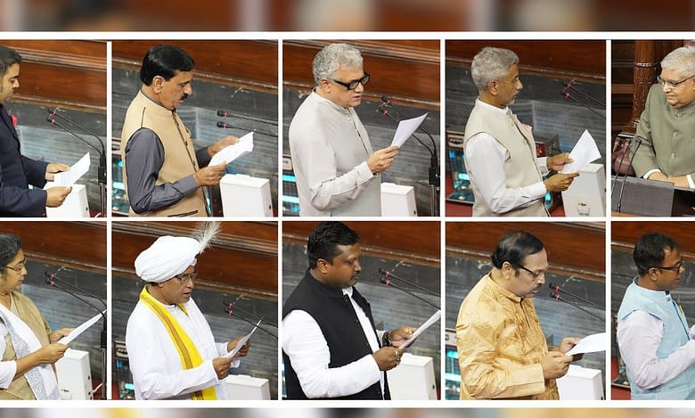 Nine members of Rajya Sabha take oath