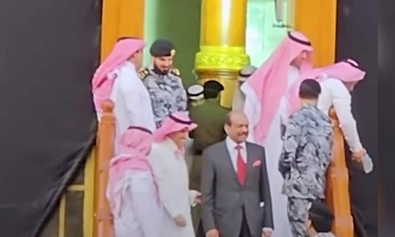 UAE based Indian bizman Yusuff Ali attends washing ceremony of Kaaba