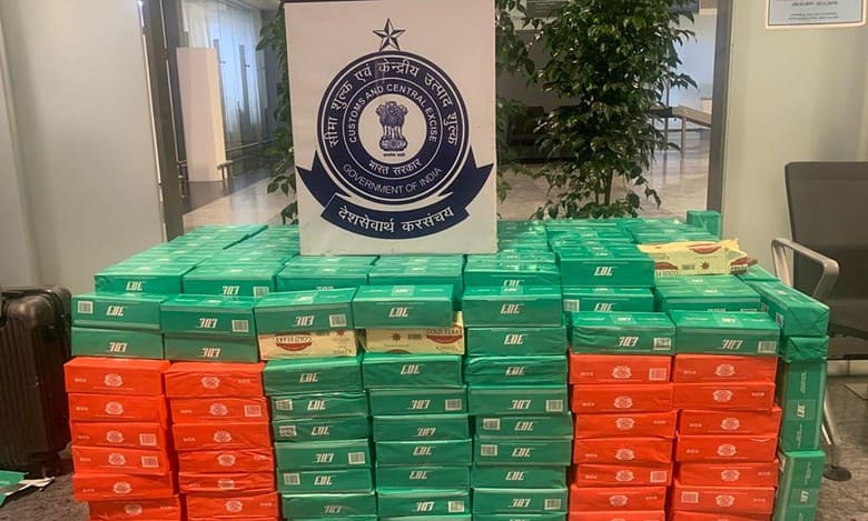 2 held at Bengaluru airport with cigarettes worth Rs 8.16 lakh