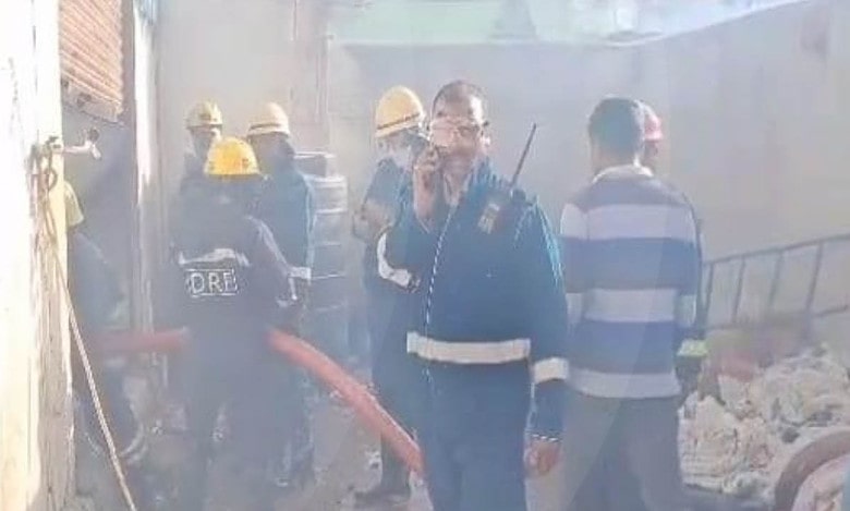 Hyderabad: Major fire breaks out in mattress godown at Rajendranagar