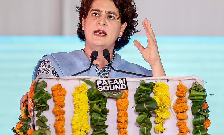 BJP promotes the corrupt and those who do not talk about people’s welfare: Priyanka Gandhi