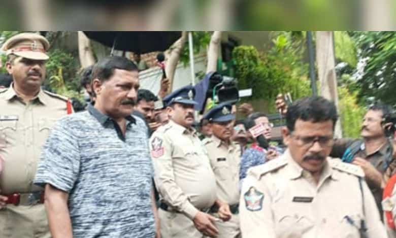 AP Police have arrested TDP MLA Ghanta Srinivas Rao