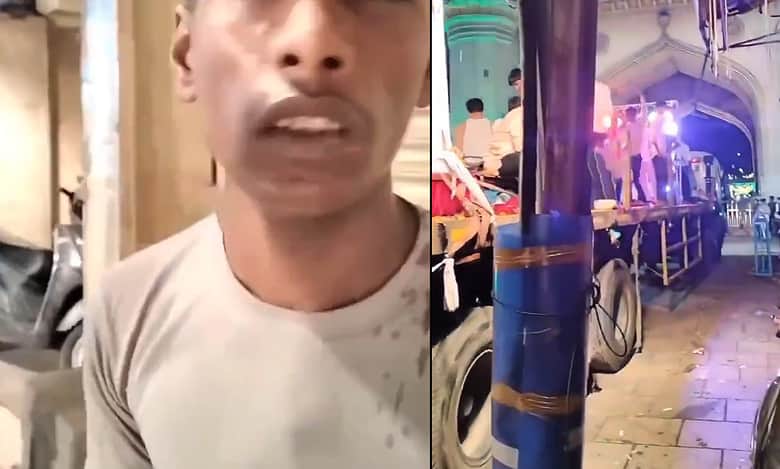 Hyderabad: Vendor attacked during Ganesh procession at Charminar