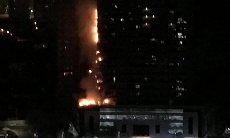 Dubai: 'Loud bang' heard as massive fire breaks out in residential building
