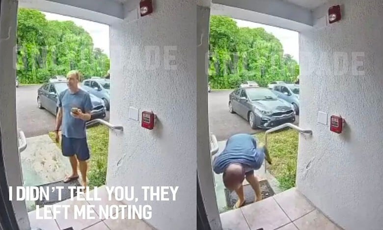 Watch: Disappointed with 3-dollar tip, delivery man spits on food