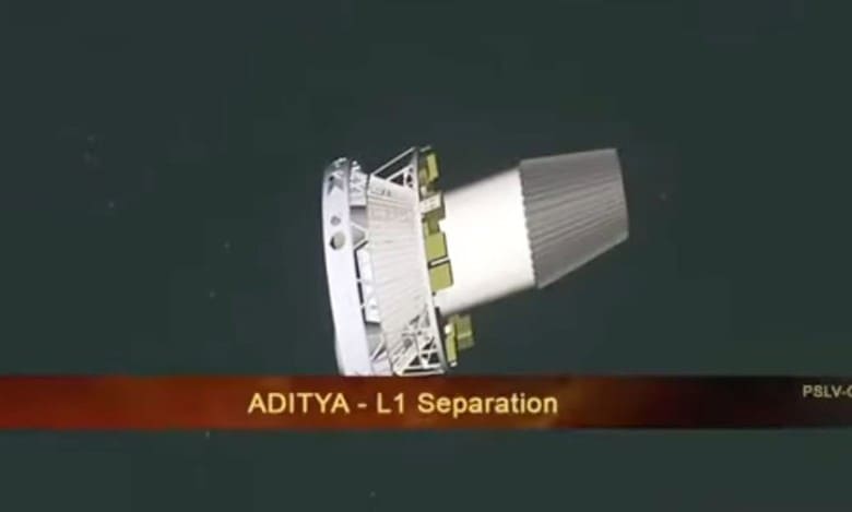ISRO's sun mission: Aditya-L1 successfully separates from PSLV rocket