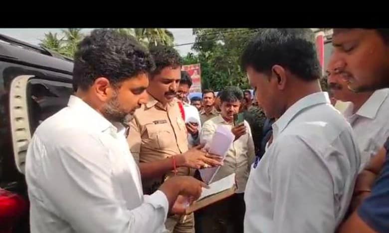 High drama followes C Naidu’s arrest; Nara Lokesh, TDP MLAs detained for staging protest