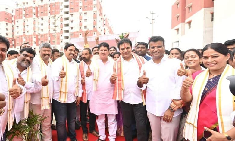 Congress, BJP members also got house in Telangana 2BHK scheme: KTR