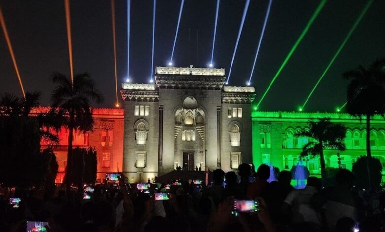 Watch: Dynamic lighting launched at Arts College Hyderabad's OU