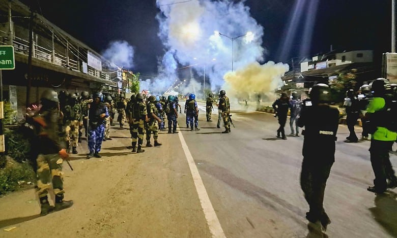 Manipur: Security forces exchange fire with militants in Moreh town