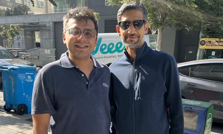 Bengaluru techie meets Sundar Pichai on streets of San Francisco