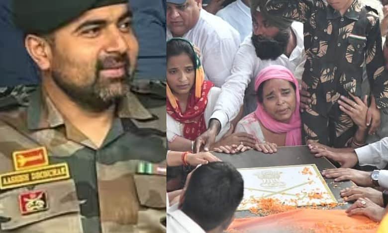 Emotional scenes as mortal remains of Major Dhonchak reach Panipat