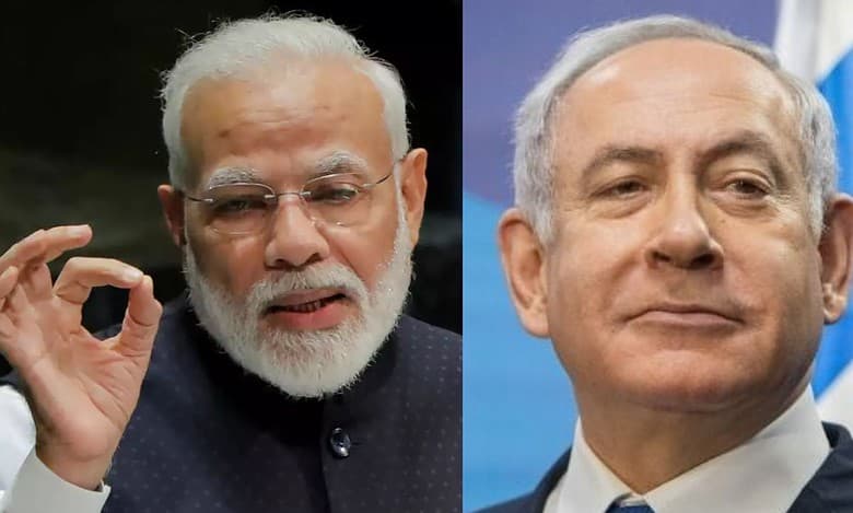 Modi talks with Netanyahu