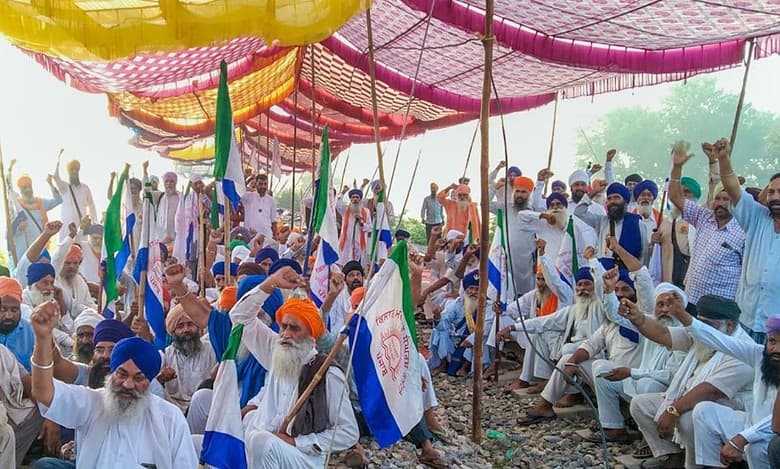 Punjab farmers’ ‘rail roko’ stir enters third day, train movement remains hit