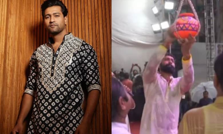 Janmasthmi 2023: Vicky Kaushal attends Dahi Handi event amid heavy rains