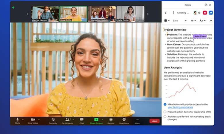 Zoom introduces Notes tool to edit texts during a video call