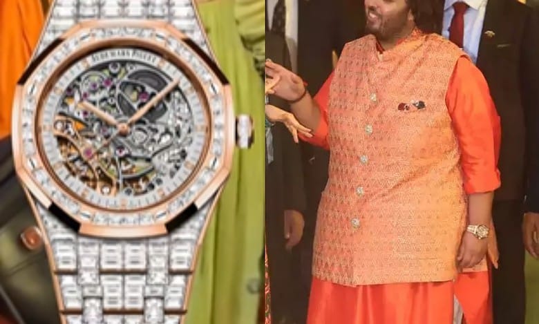 Anant Ambani's diamond-studded watch becomes talk of the town
